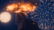 Queen Of Hearts Fireworks GIF