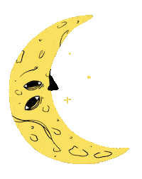 Night Moon Sticker
