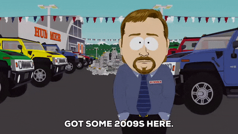 cars selling GIF by South Park 