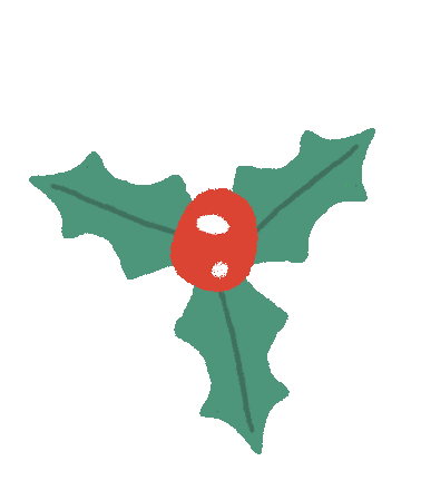 Merry Christmas Winter Sticker