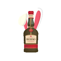 Rabbit Feliz Sticker by Licor Beirão