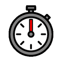 Timer Stopwatch Sticker by HAIR
