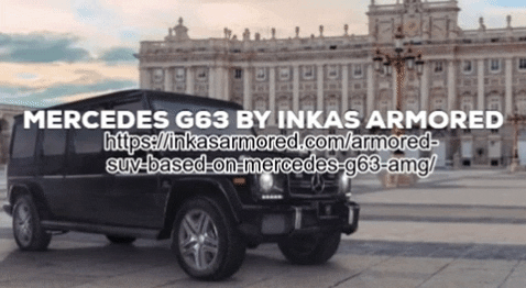 sdsfds giphygifmaker mercedes g63 by inkas armored GIF