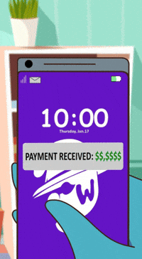 Shocked Money GIF