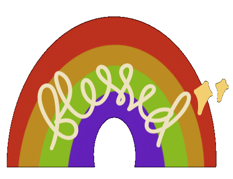 Rainbow Love Sticker by Regina Awang