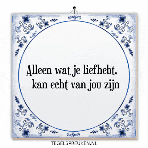 Spreuk Geluk GIF by Tegelspreuken.nl