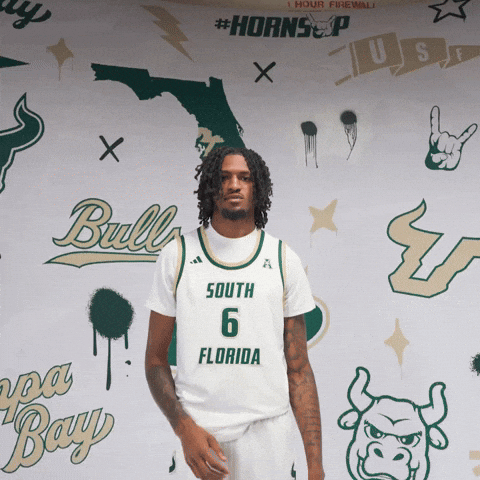 South Florida Basketball GIF by USF Athletics