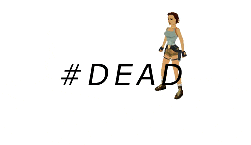 dead tomb raider GIF