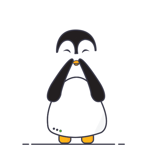 Happy Penguin Sticker by Sensei
