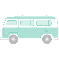 road trip travel Sticker by Mikyla Design