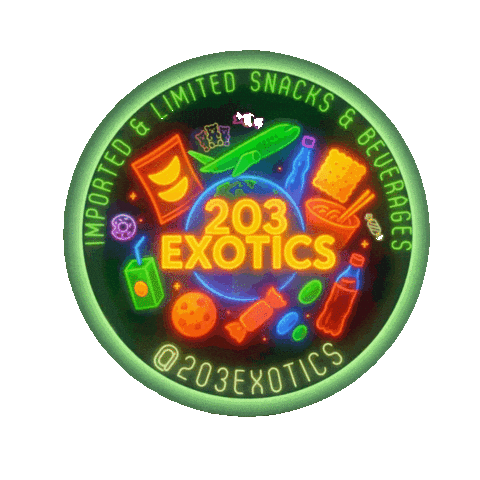 203EXOTICSNACKS giphyupload new drinks foodie Sticker