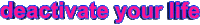 pink life Sticker by AnimatedText