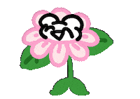 Blue Flower Sticker by Annafish