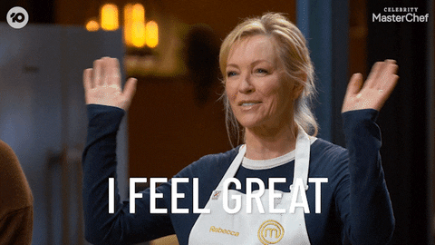 Happy GIF by MasterChefAU