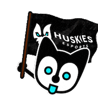 Huskies Sticker