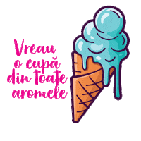 telekomromania ice cream gelato telekom ice cream lover Sticker