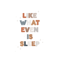 Tired Baby Sticker