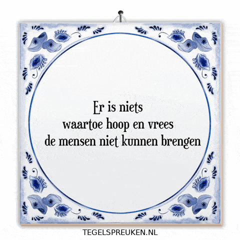 Hoop Spreuk GIF by Tegelspreuken.nl