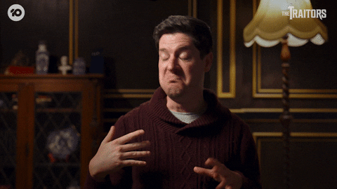 Reply GIF by The Traitors Australia