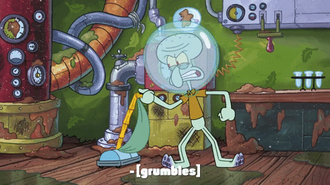 Episode 5 Squid Defense GIF by SpongeBob SquarePants