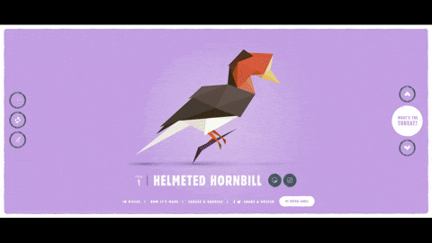 An example of In Pieces's web design