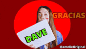 Gracias Dave GIF by amelie
