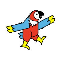 blakesseedbased parrot bsb parrothead blakesseedbased Sticker