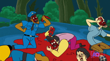 animation domination blood GIF by AOK