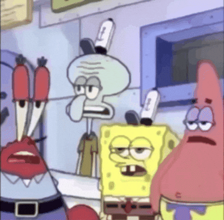 Spongebob Squarepants Sigh GIF