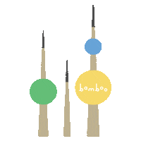 Kuwait Towers Bamboo Sticker by bamboopreschool