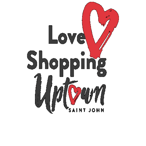 UptownSJ giphygifmaker shopping saint john uptown saint john Sticker