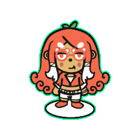 Happy Girl Sticker
