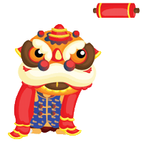 Gongxifacai Moomoo Sticker by Singapore Federation of Chinese Clan Associations