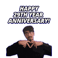 Happy 29Th Anniversary Sticker