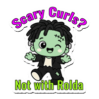 Halloween Curls Sticker by Rolda USA