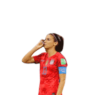 Alex Morgan Football Sticker