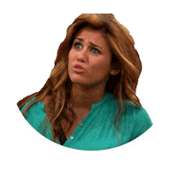 Say What Miley Cyrus Sticker by Disney Channel