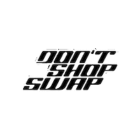dontshopswap fashion vintage designer sustainability Sticker