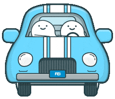 fei carpool Sticker by Vai de Carona