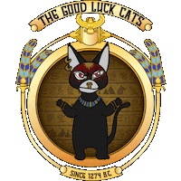 Mad Boos Sticker by The Good Luck Cats