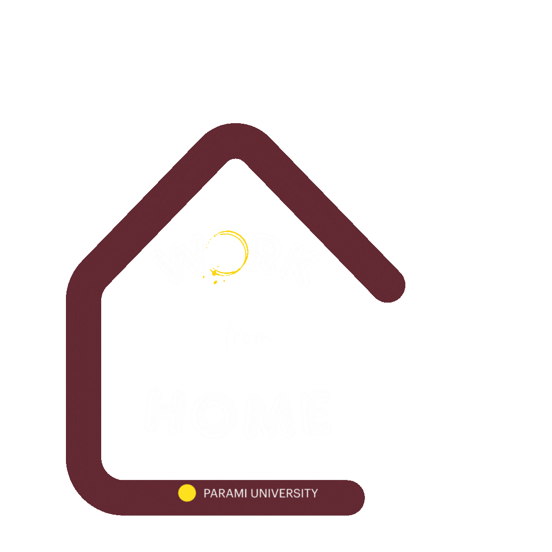 ParamiU giphyupload wfh workfromhome paramiuniversity Sticker