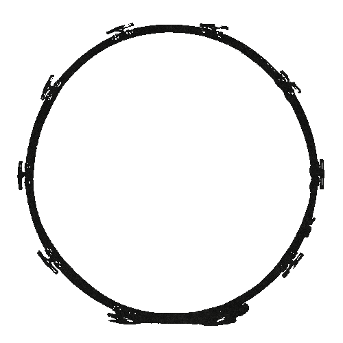 gflipdrums music australia queer drums Sticker