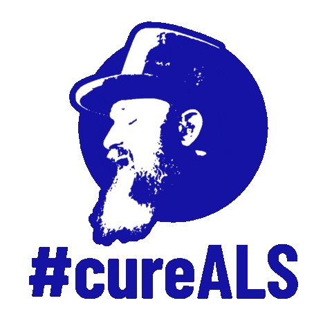 HopOnACure als lou gehrig lou gehrigs disease amyotrophic lateral sclerosis Sticker