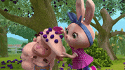 summerandtodd summer betty brushing farm life GIF