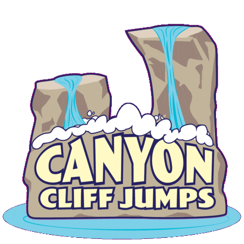 Cliff Jump Sticker by Mountain Creek