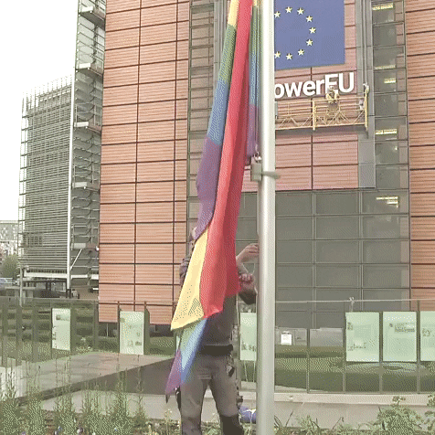 Rainbow Flag GIF by European Commission