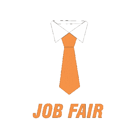 Orange Job Sticker by JobFair