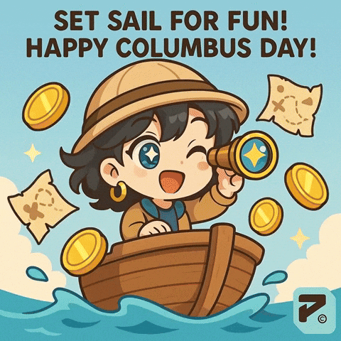 Columbus Day Treasure GIF by Persona