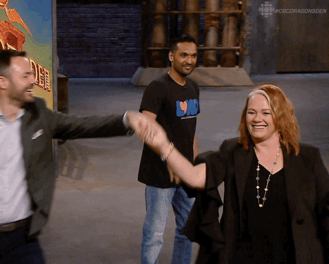 happy arlene dickinson GIF by CBC