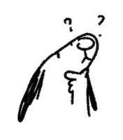 mikasenda dog think Sticker